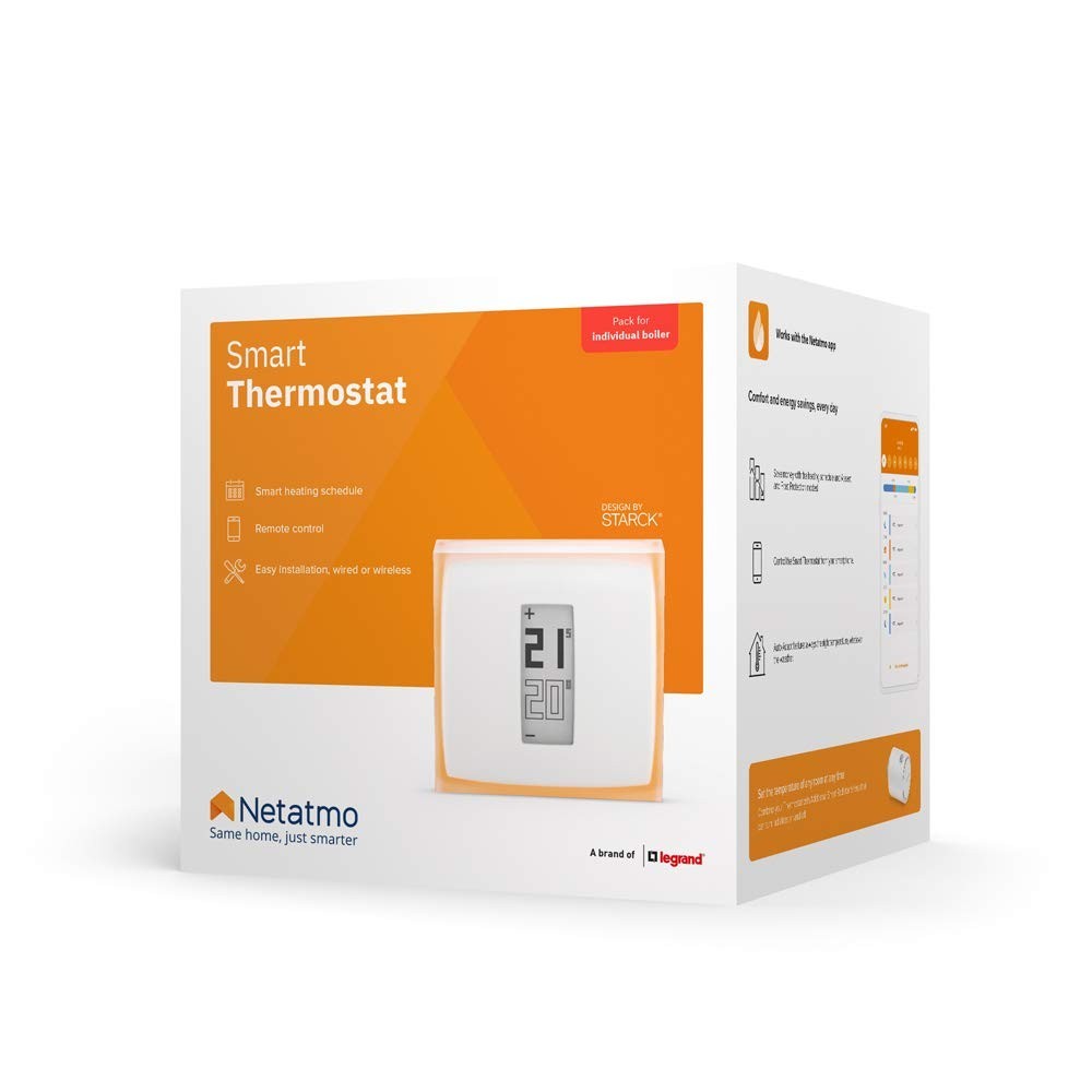 Netatmo Termostato Wifi Intelligente Controlla il Riscaldamento da Remoto NTH01