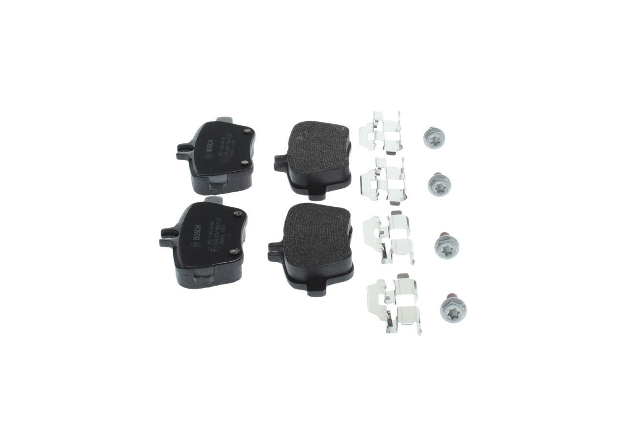 Bosch BP1509 Pastiglie Freni Auto, Asse Posteriore, 0986494664, mercedes-benz
