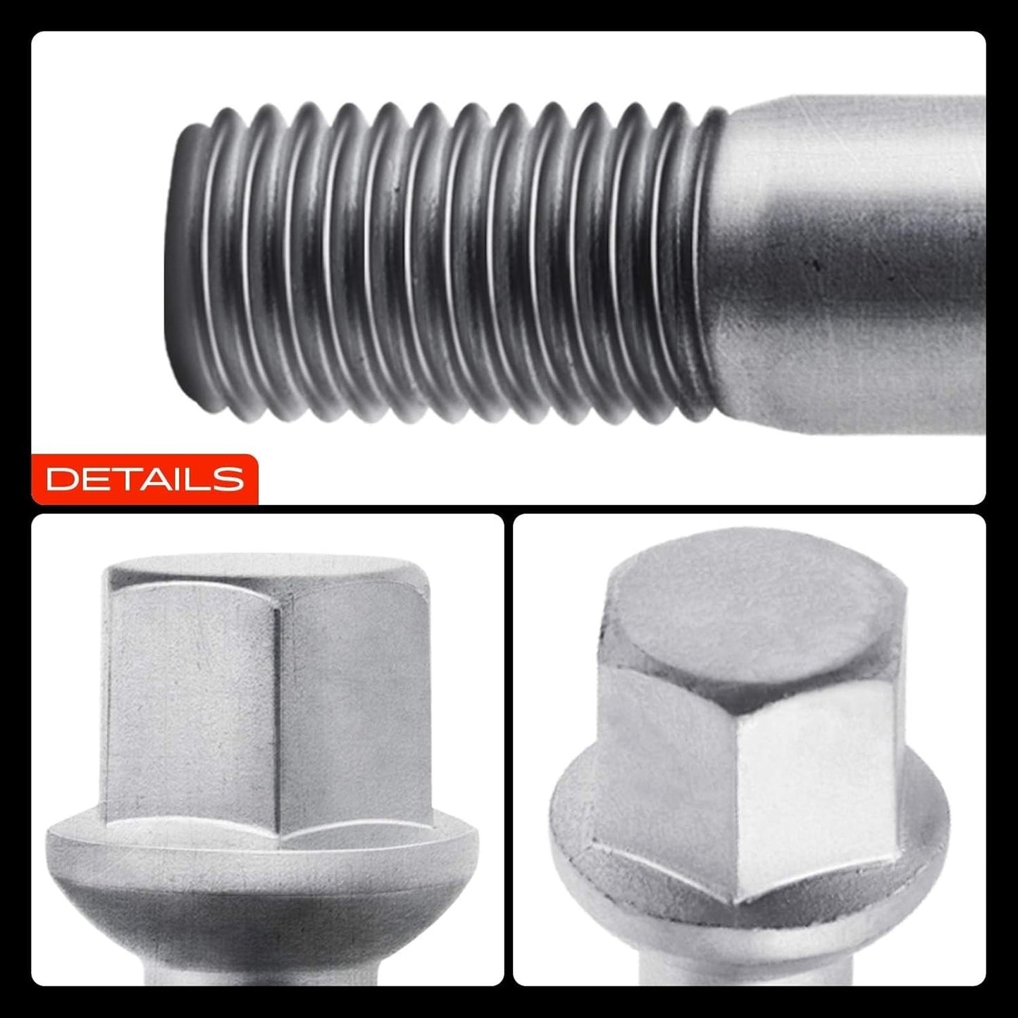 Frankberg 10x Bulloni per ruota Vite ruota Compatibile con 124 190 Classe A Clas