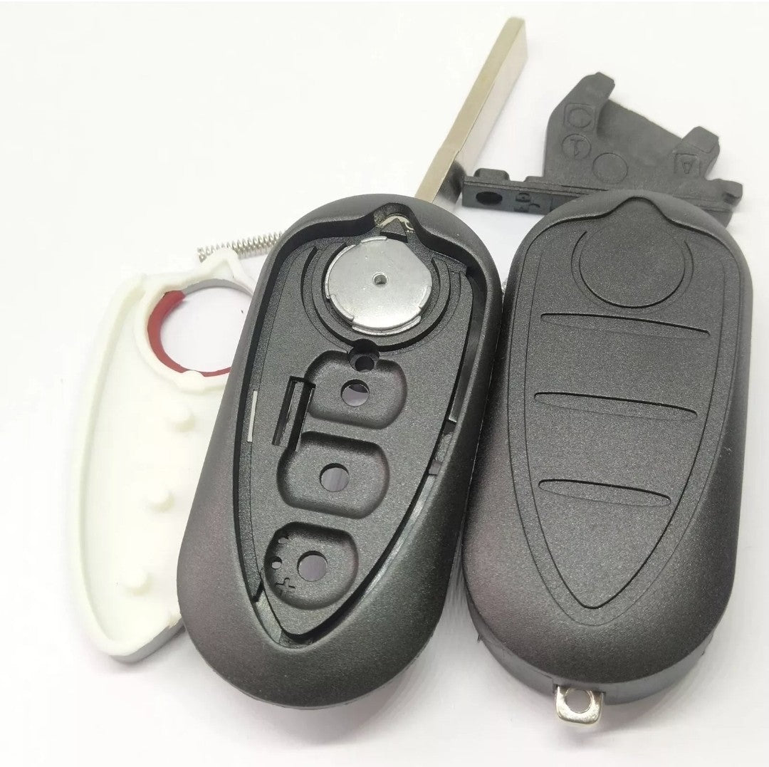 Telecomando Ricambio CHIAVE 3 Tasti in gomma e LOGO Alfa Romeo Mito Giulietta