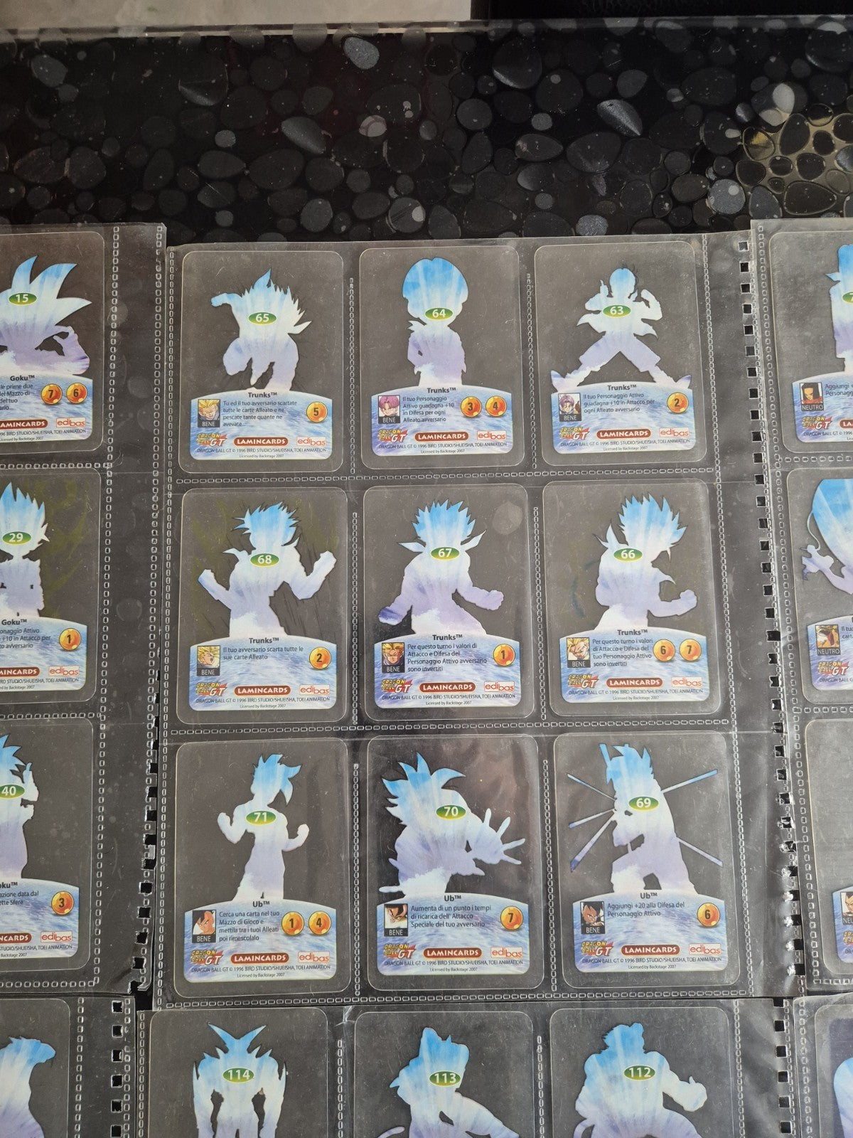 Lamincard Dragonball Gt Lotto Da 88 Card Come In Foto In Buone Condizioni 