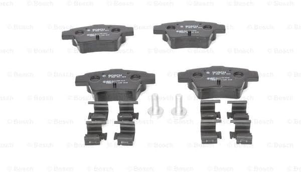 Bosch BP1009 Pastiglie Freni Auto Asse Posteriore 0986494605, peugeot citroen