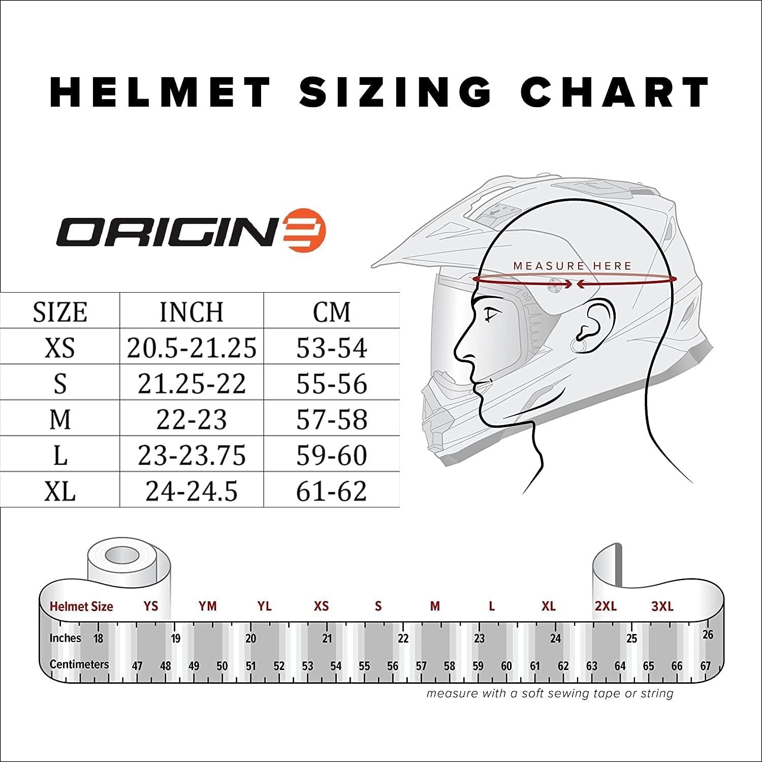 ORIGINE Casco moto integrale Casco vintage in fibra di vetro stile retrò TG S