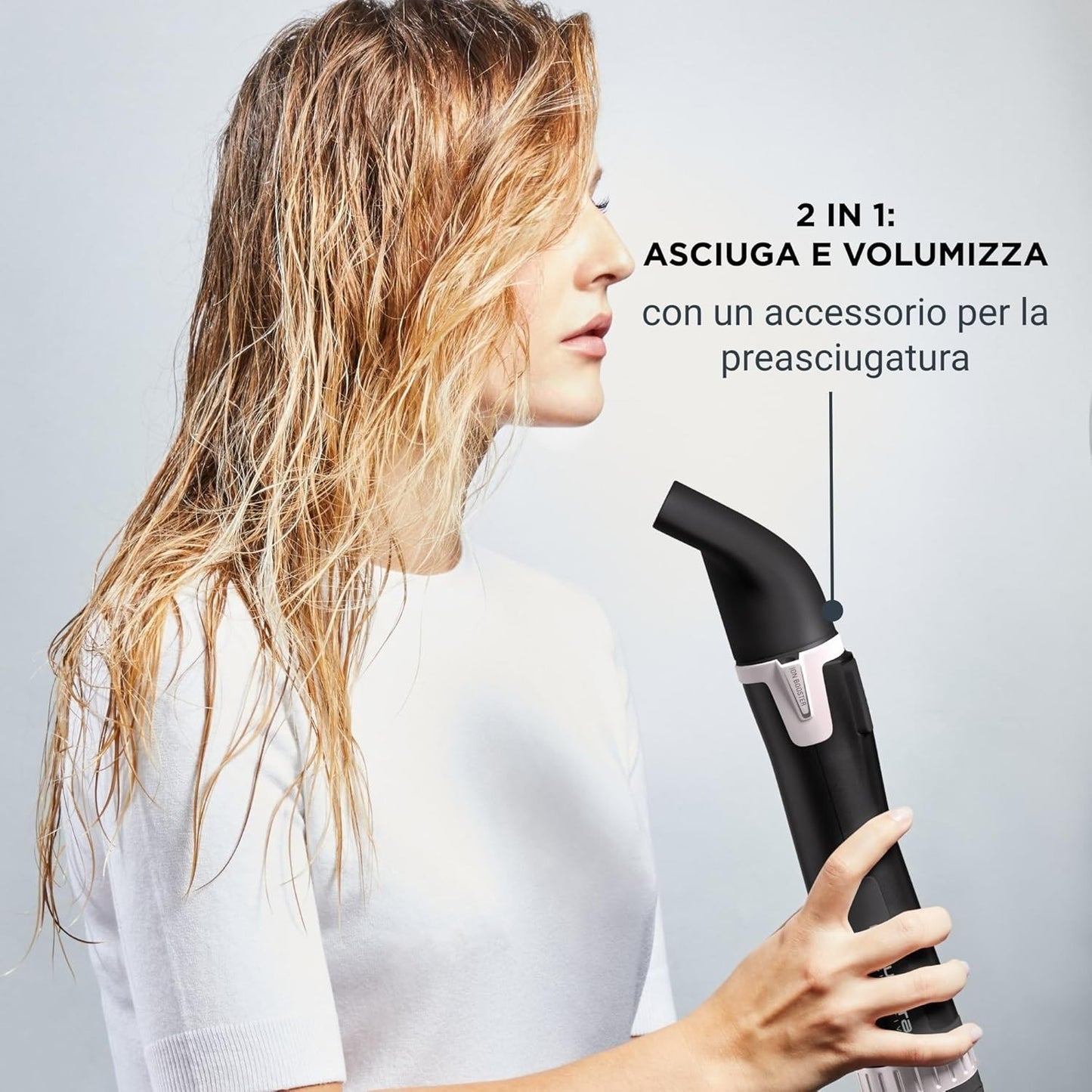 Rowenta Brush Activ' Dry & Style, Spazzola Rotante ad Aria Calda, 2 Spazzole