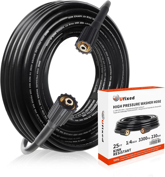 Tubo flessibile per idropulitrice da 1/4" 7,5m M22-14, 3600 psi, attacco rapido,