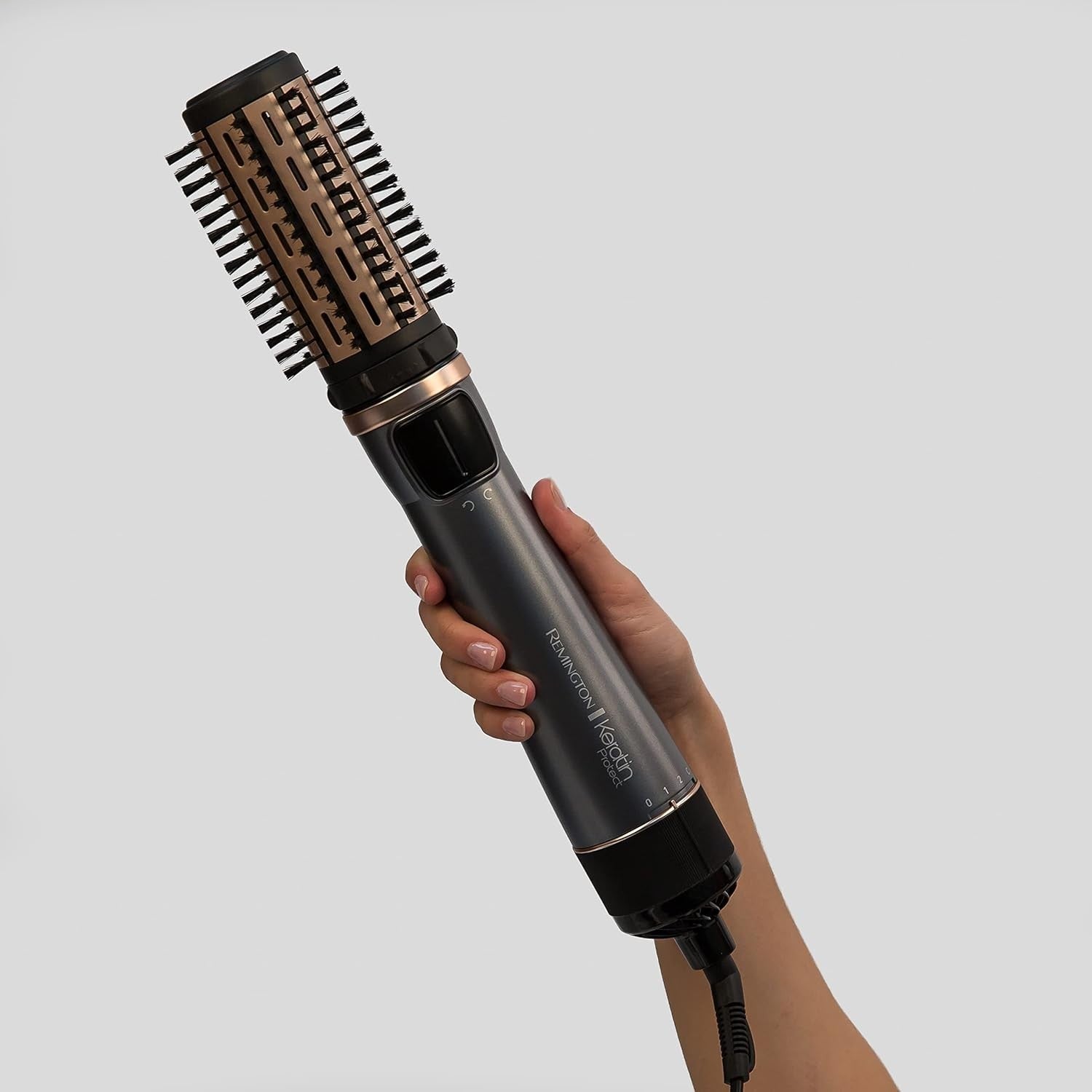 Remington Spazzola rotante per capelli, Asciugacapelli, 1000 W, Setole Morbide
