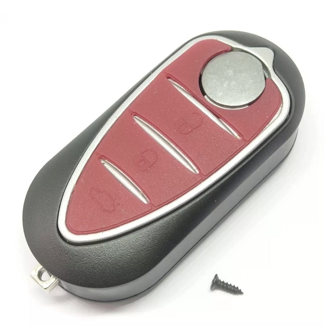 Telecomando Ricambio CHIAVE 3 Tasti in gomma e LOGO Alfa Romeo Mito Giulietta