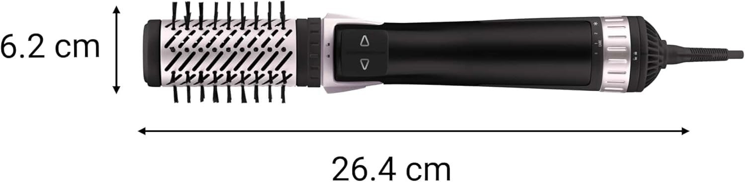 Rowenta Brush Activ' Dry & Style, Spazzola Rotante ad Aria Calda, 2 Spazzole