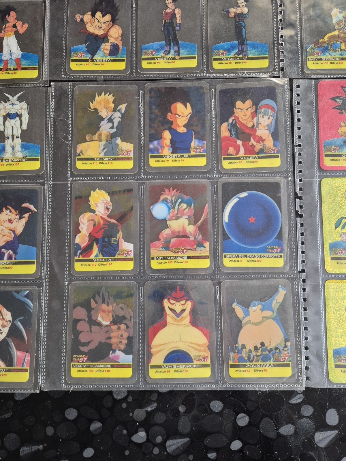 Lamincard Dragonball Gt Lotto Da 88 Card Come In Foto In Buone Condizioni 