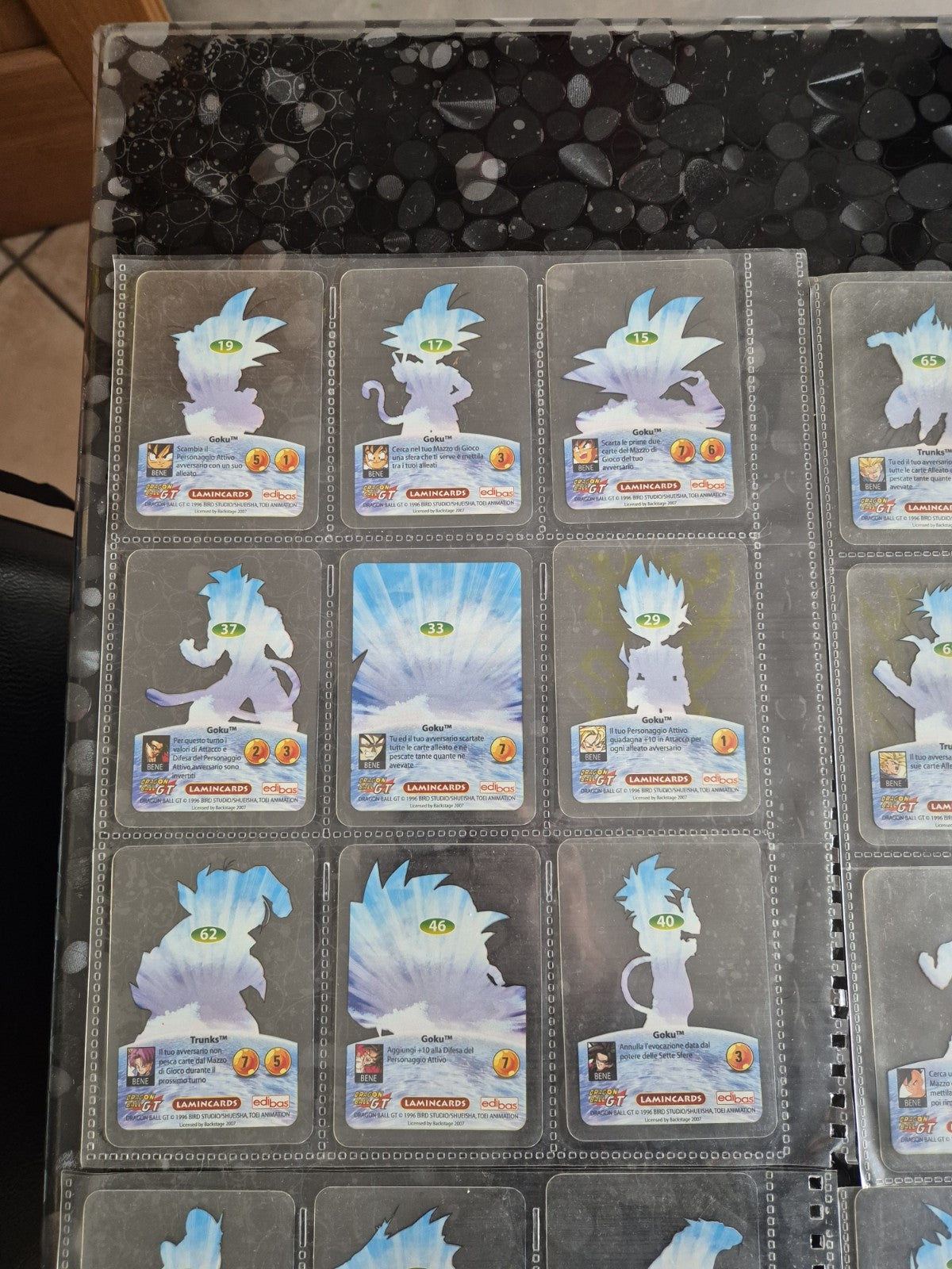 Lamincard Dragonball Gt Lotto Da 88 Card Come In Foto In Buone Condizioni 