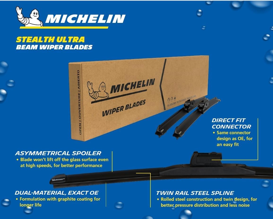 Michelin Stealth Ultra Wipers set di tergicristalli Lunghezza:650/400MM