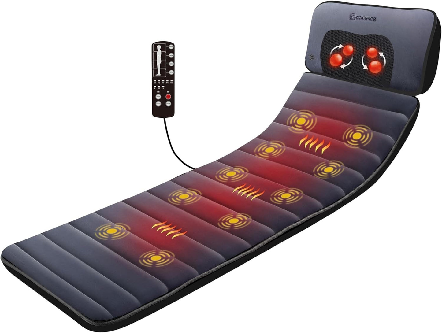 Comfier Materasso Massaggiante Tappetino Massaggiante per Tutto il corpo