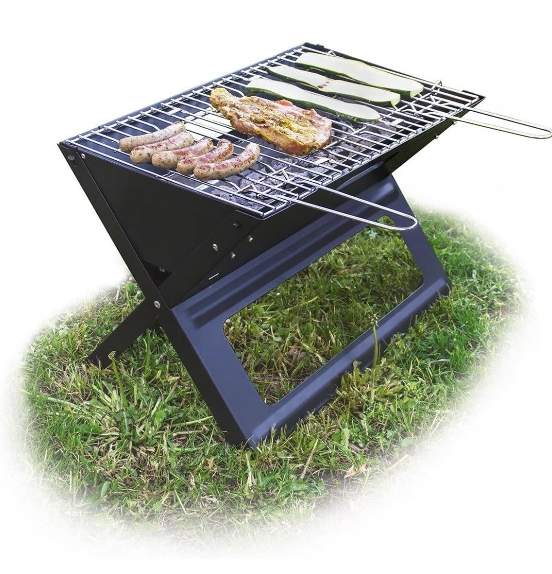 Griglia pieghevole, Mini griglia portatile e compatta, Barbecue Pieghevole