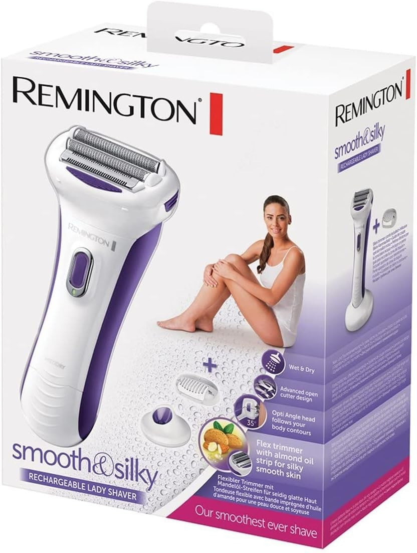 Remington Depilatore Smooth & Silky, Ipoallergencio, Emolliente con Mandorle