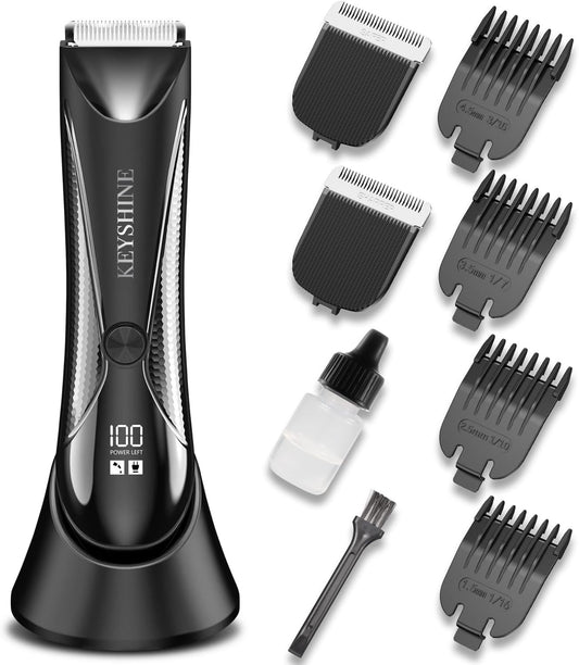 Tagliacapelli elettrico Keyshine per uomo: tagliacapelli impermeabile 2 in 1