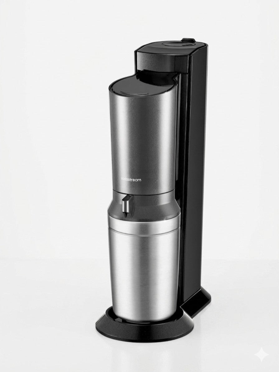 SodaStream Crystal 3.0, gasatore per acqua a connessione rapida, senza bombola