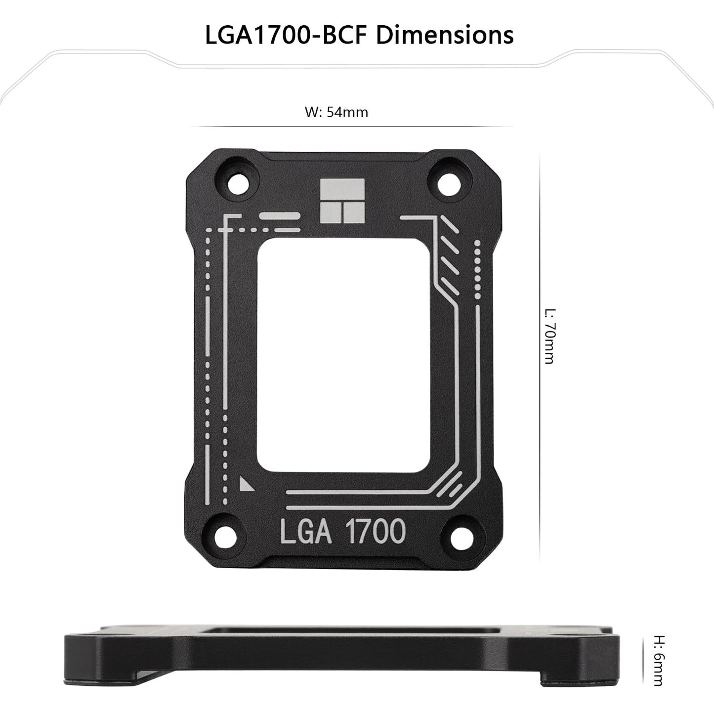 Thermalright LGA1700-BCF Nero V2 Fermo CPU, Intel 12/13/14th Anti-Bend Retainer
