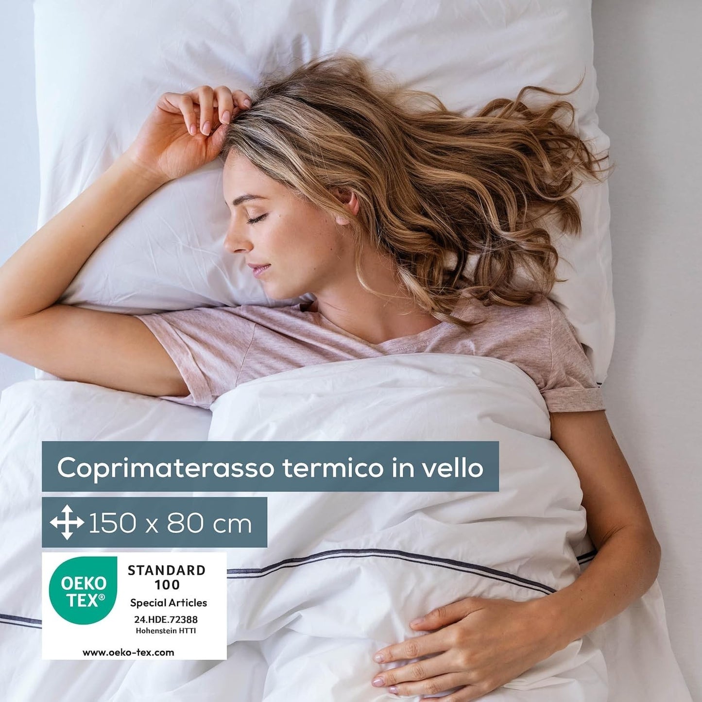 Beurer TS 17 Coprimaterasso Termico, Scaldaletto in Morbido Pile, Antiscivolo