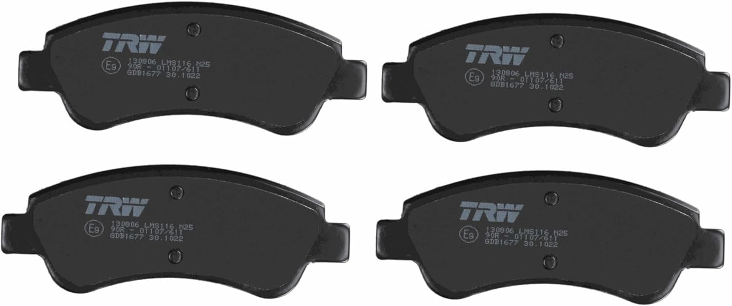 TRW COTEC GDB1677 Pastiglie Freno Set di 4 Assale anteriore