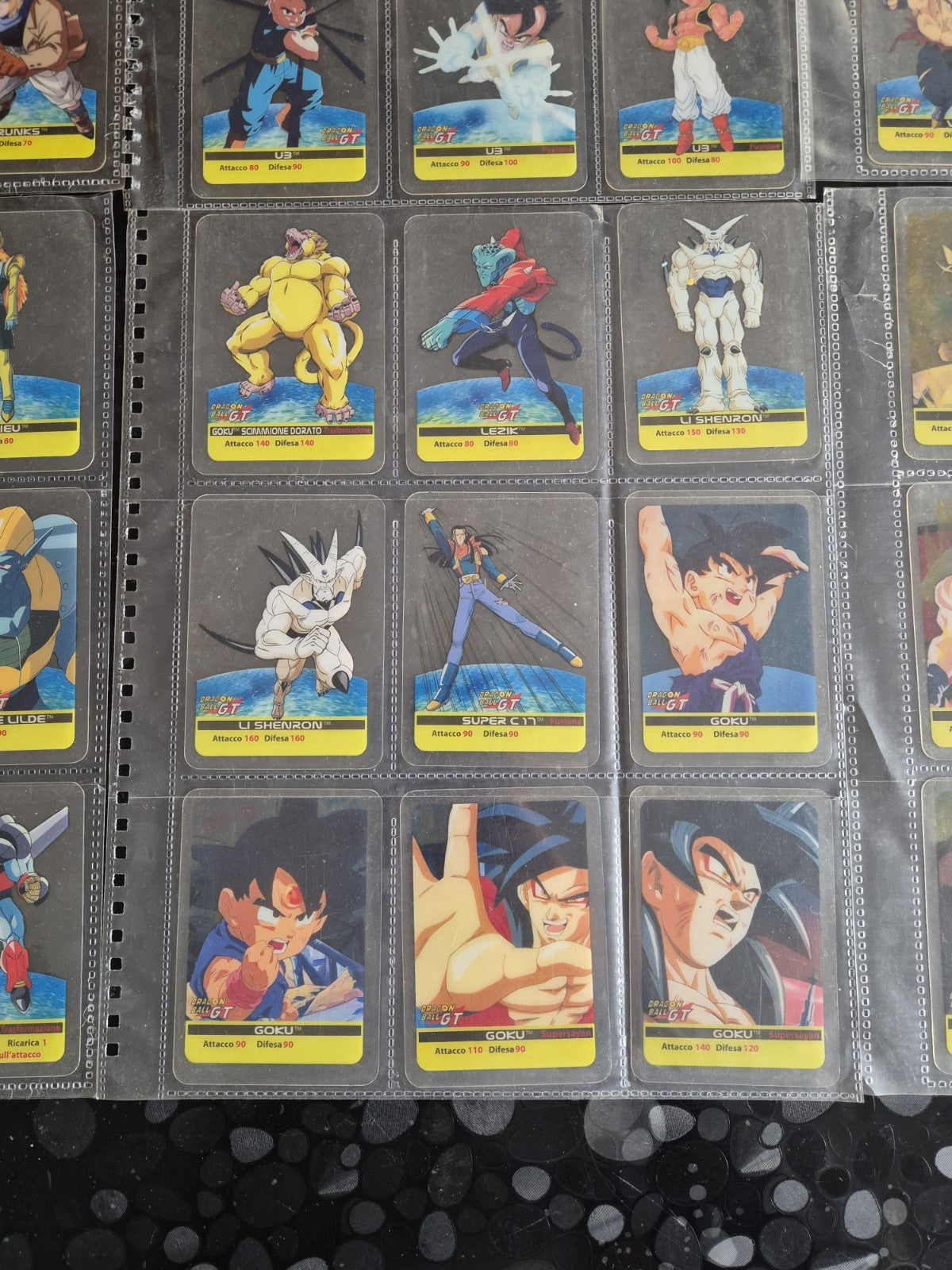 Lamincard Dragonball Gt Lotto Da 88 Card Come In Foto In Buone Condizioni 