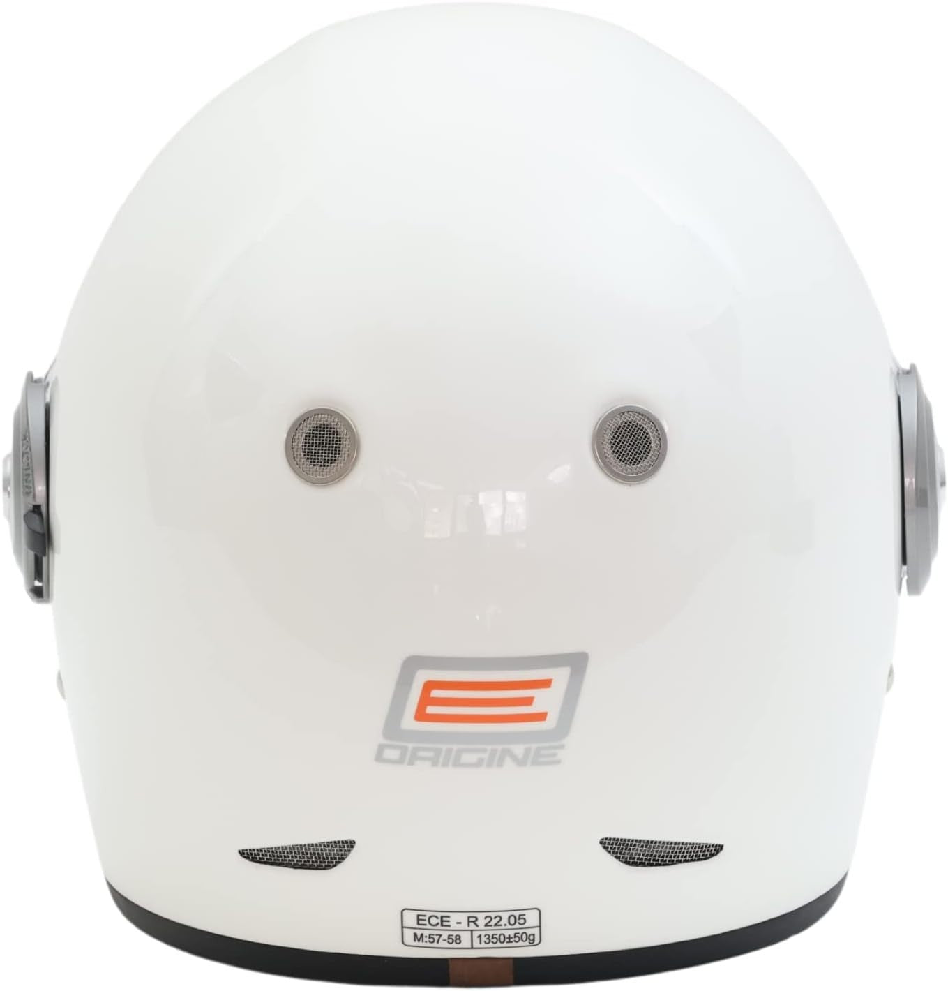 ORIGINE Casco moto integrale Casco vintage in fibra di vetro stile retrò TG S