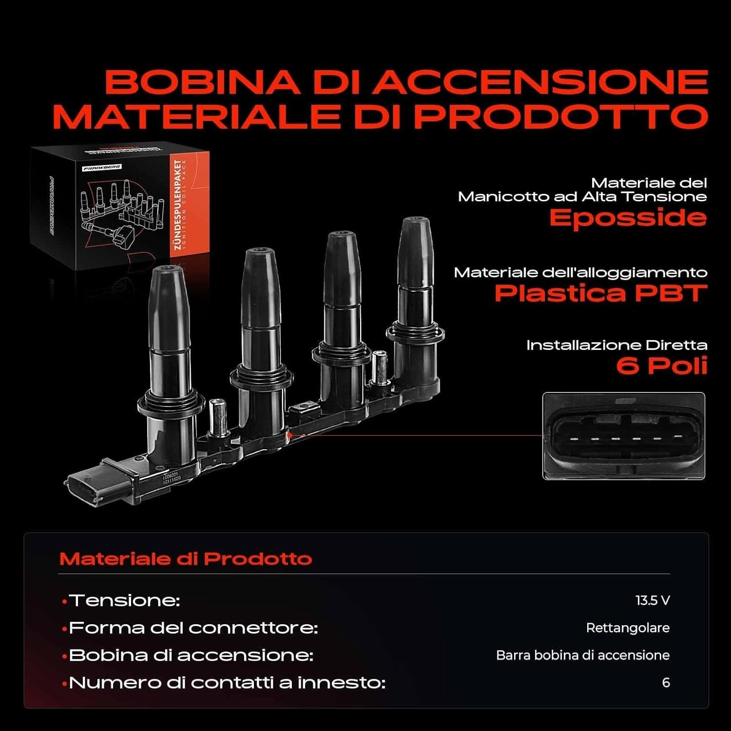 Modulo di accensione bobina di accensione Sostituzione per 159 Croma Stilo Astra
