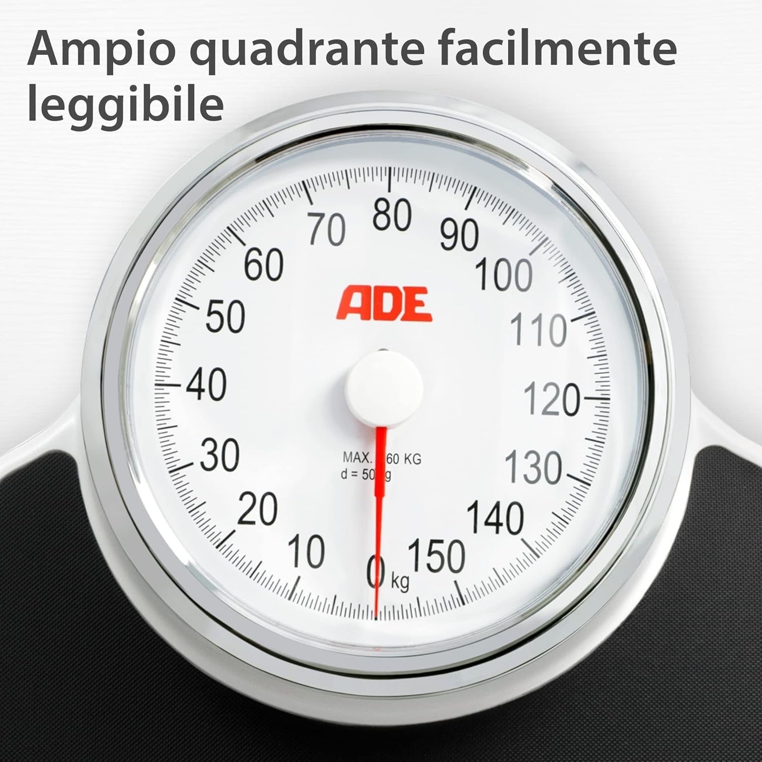 ADE Bilancia pesapersone analogica XL senza batteria | superficie antiscivolo |