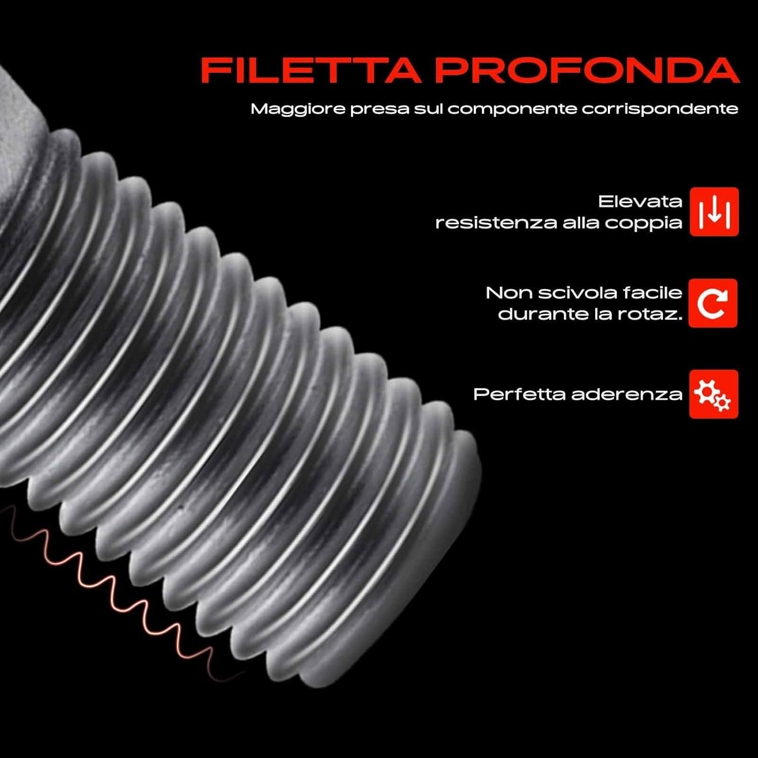 Frankberg 10x Bulloni per ruota Vite ruota Compatibile con 124 190 Classe A Clas