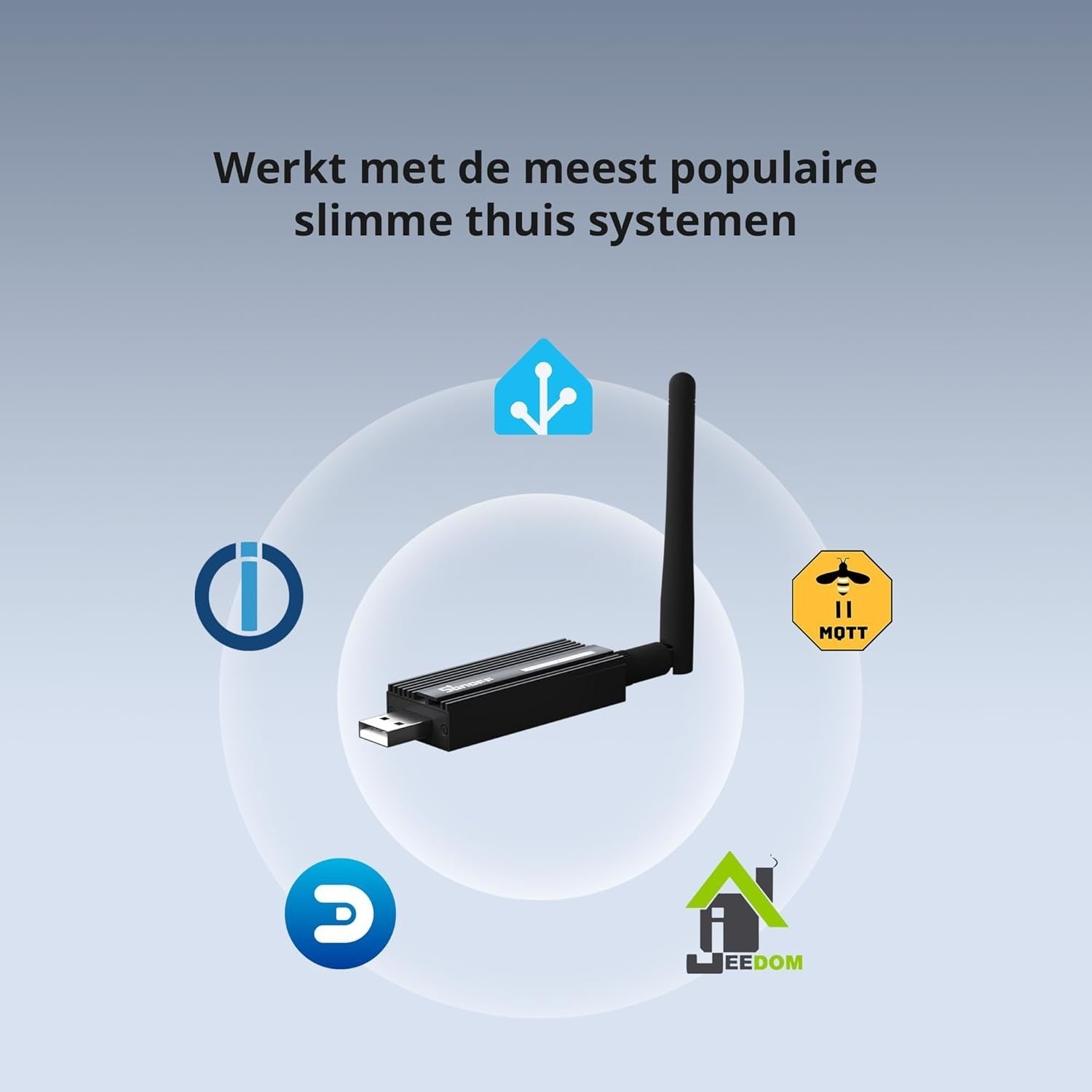 SONOFF ZigBee 3.0 USB Dongle Plus, TI CC2652P Coordinator, universale USB ZigBee