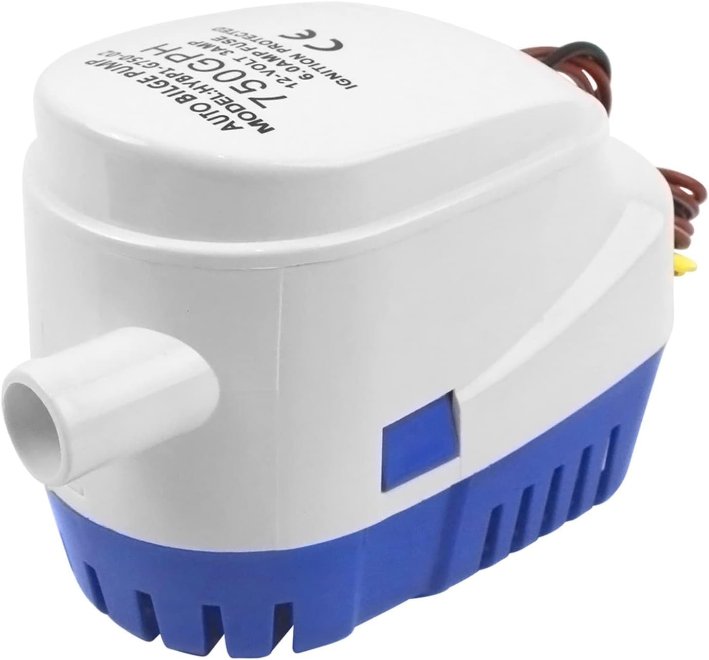 BACOENG Pompe di sentina automatica 12V, 750GPH/ 47LPM con Interruttore a Galleg