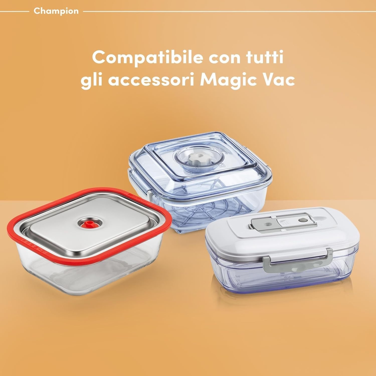 Magic Vac, Champion, Macchina Sottovuoto Alimenti Multifunzione Professionale
