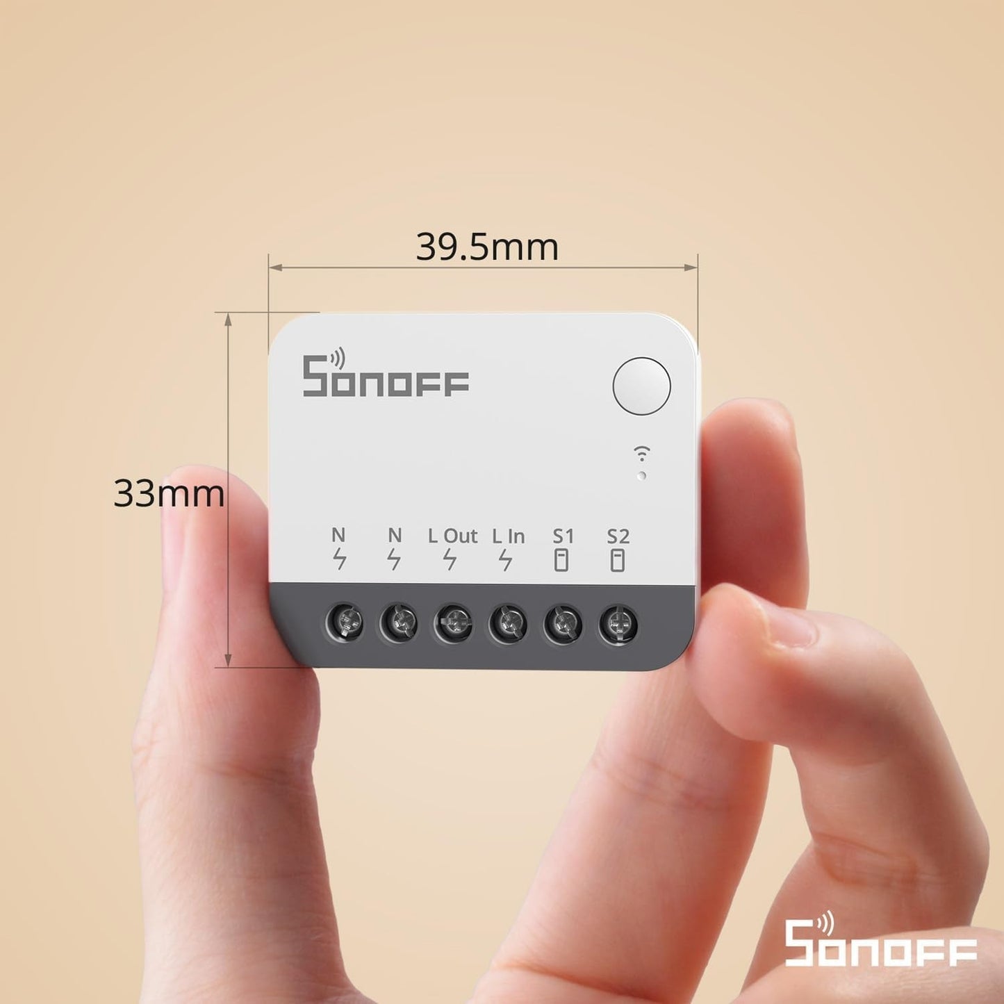 SONOFF ZBMINIR2 Zigbee Smart Switch 2-Way, Interruttore intelligente, controllo