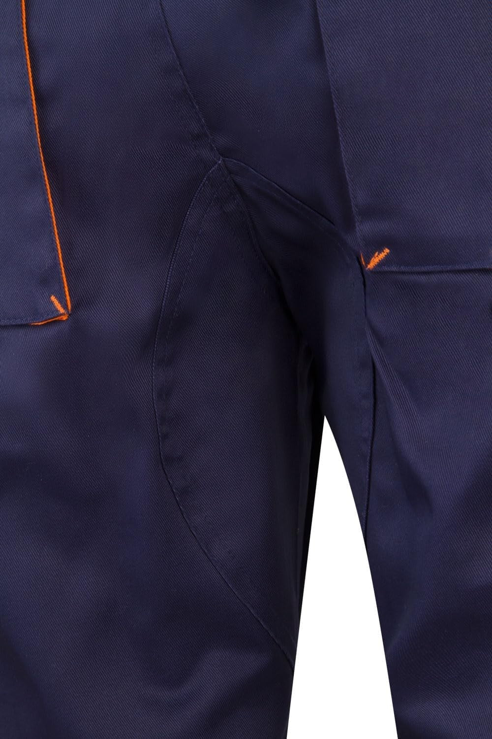 Velilla 103004 Pantalone da lavoro multitasche (Tg 54) blu marino e arancione