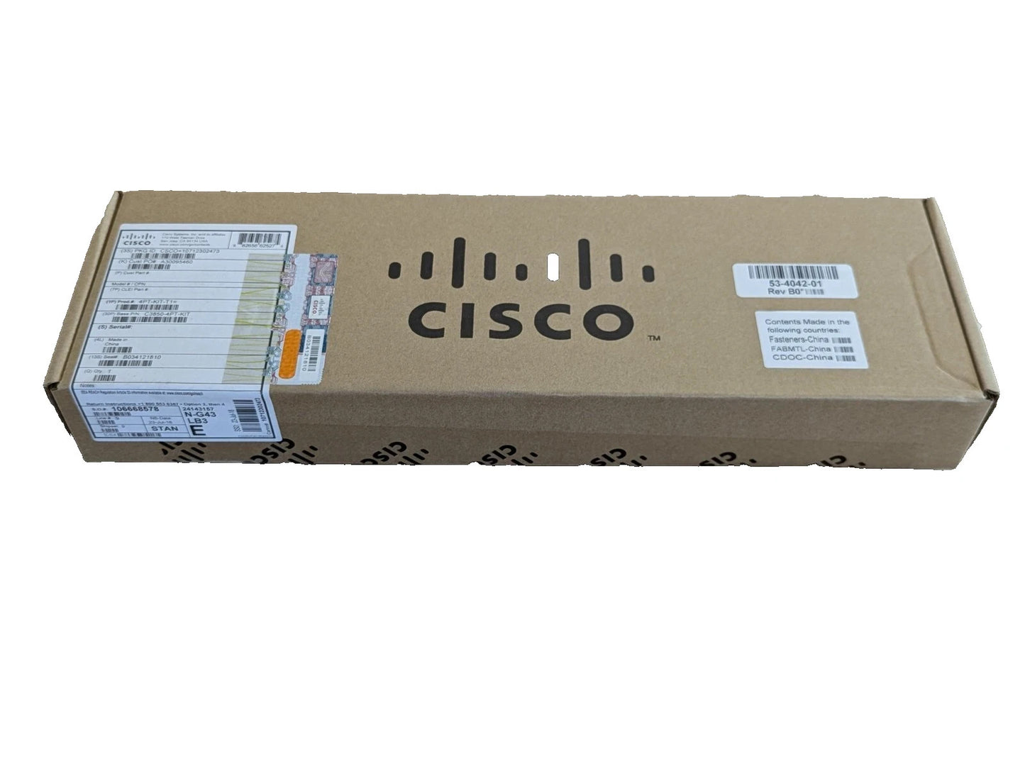 Cisco C3850-4PT-KIT / 4PT-KIT-T1 Catalizzatore 3850 Kit di montaggio su rack