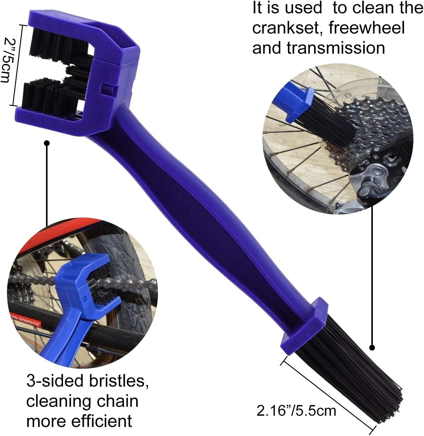 Peaken Kit Pulizia Bici, 10 Pezzi Set di spazzole per la Pulizia della Bici