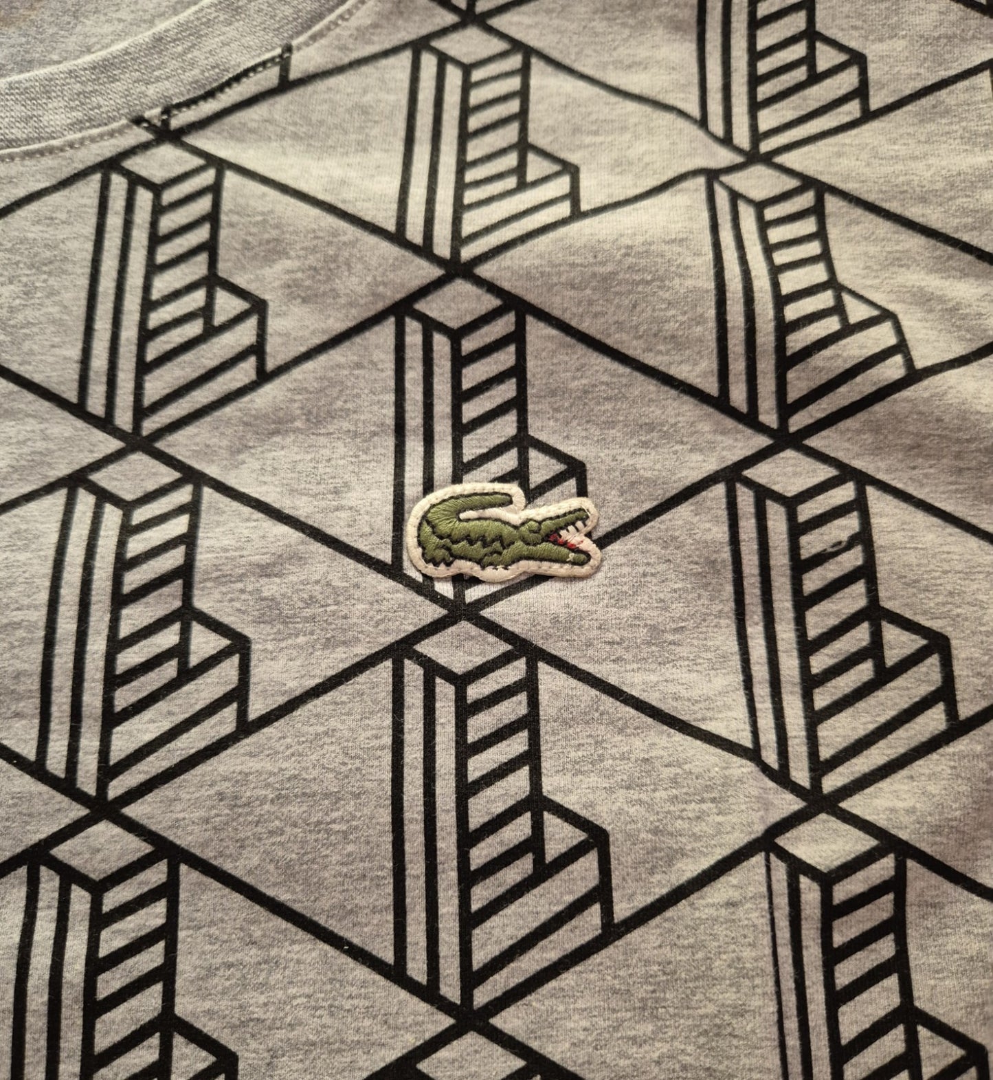 T-shirt Lacoste Girocollo Uomo Taglia XL In Cotone Nuova Con Cartellino E Busta 