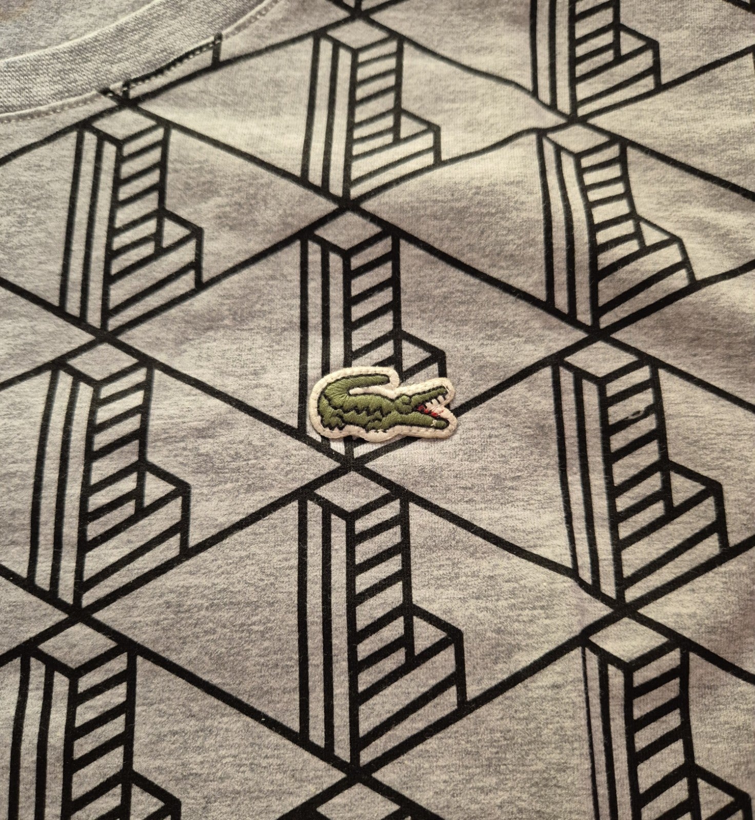 T-shirt Lacoste Girocollo Uomo Taglia XL In Cotone Nuova Con Cartellino E Busta 