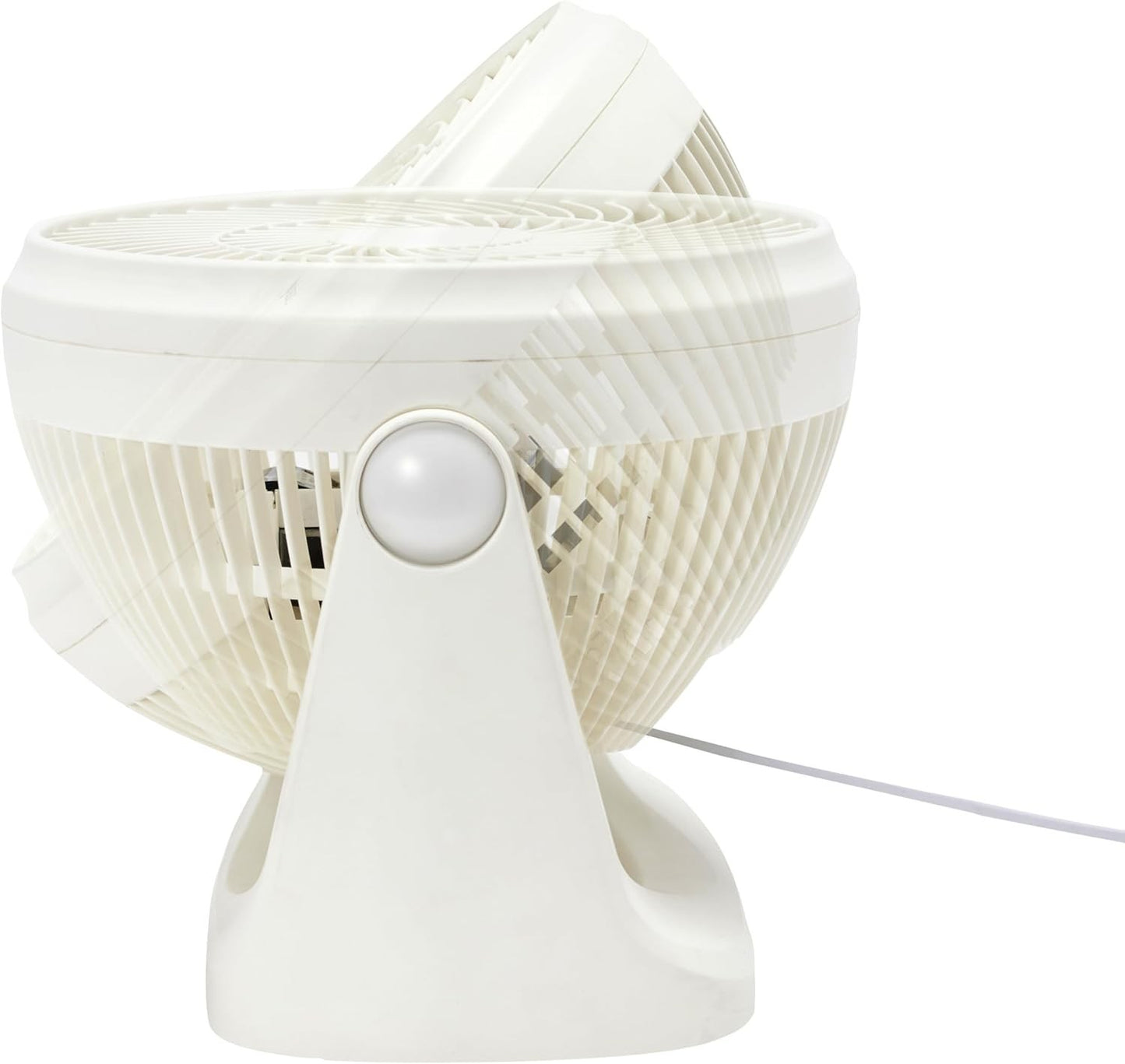 Amazon Basics Ventilatore da tavolo portatile 18 cm silenzioso, inclinabile