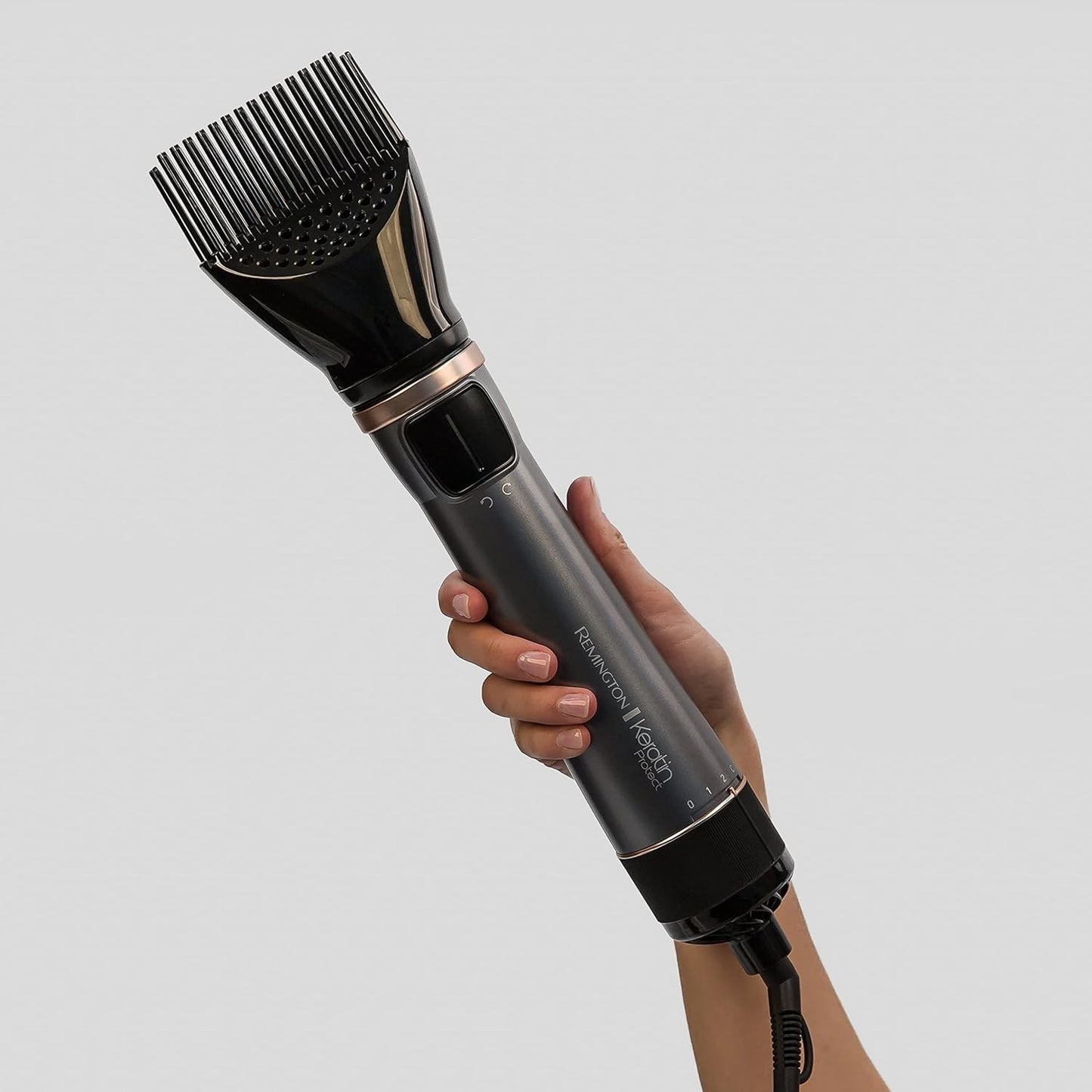 Remington Spazzola rotante per capelli, Asciugacapelli, 1000 W, Setole Morbide
