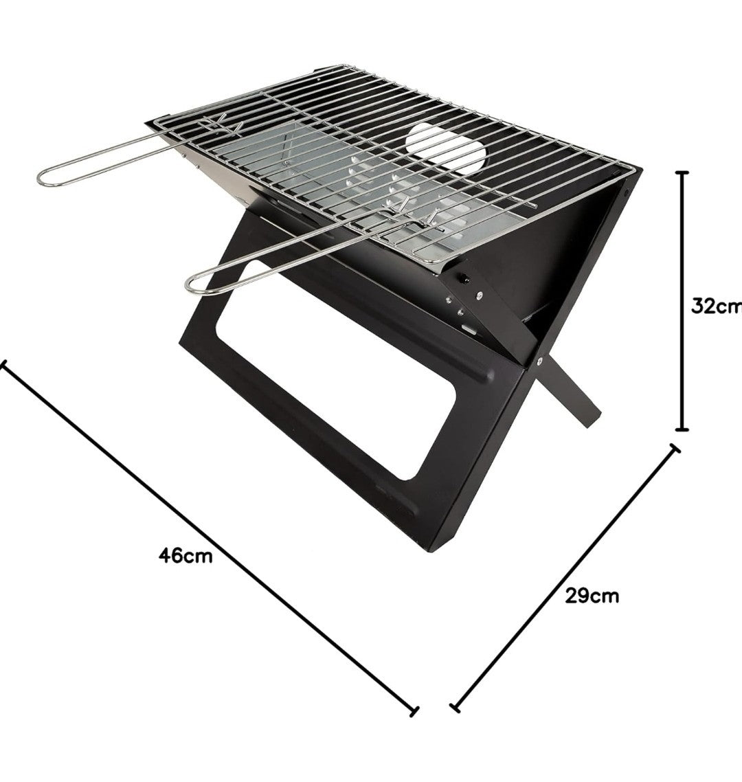 Griglia pieghevole, Mini griglia portatile e compatta, Barbecue Pieghevole