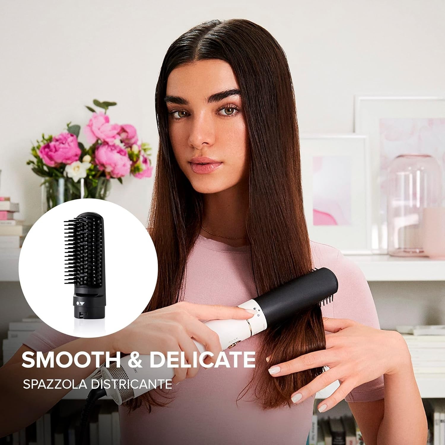 Bellissima Imetec Air Wonder, Spazzola Ad Aria Calda, Tecnologia a Ioni, 1000 W