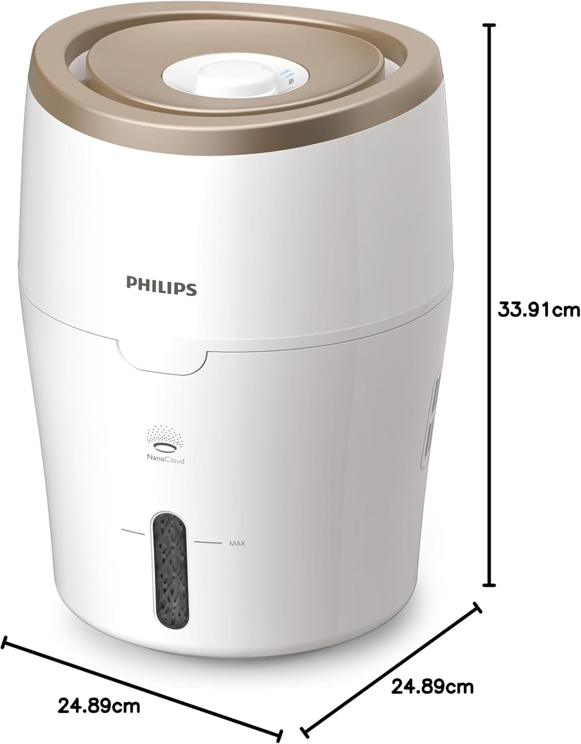 Umidificatore d'aria Philips serie 2000 - Umidificatore per ambienti 38 m², 2L