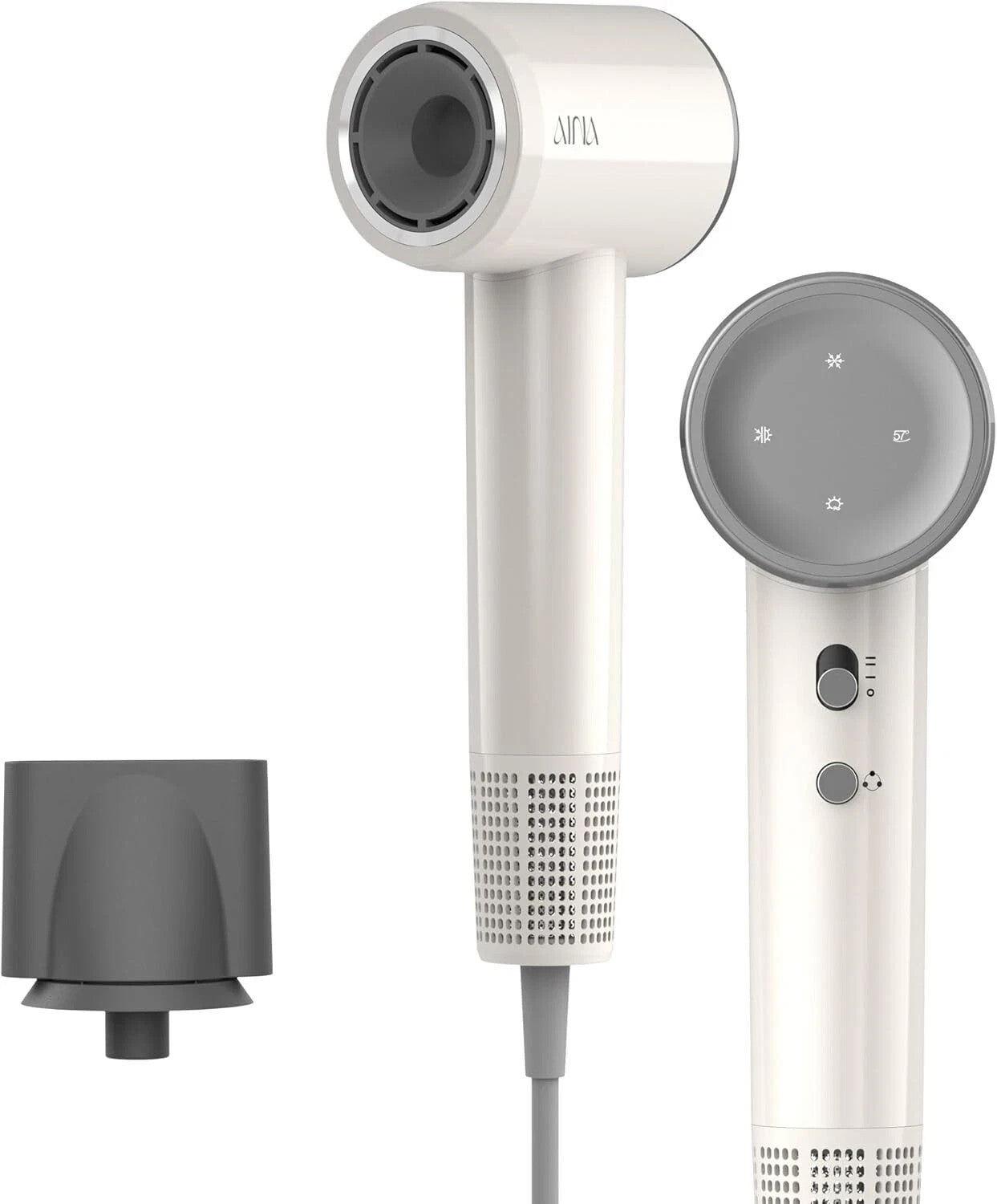 Asciugacapelli AINA, phon con motore brushless, 110.000 giri/min, leggero