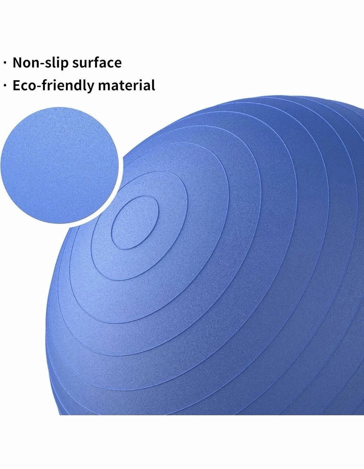 PROIRON Palla Fitness con Pattern di Pose, Fitball 65 cm con Pompa palla pilates