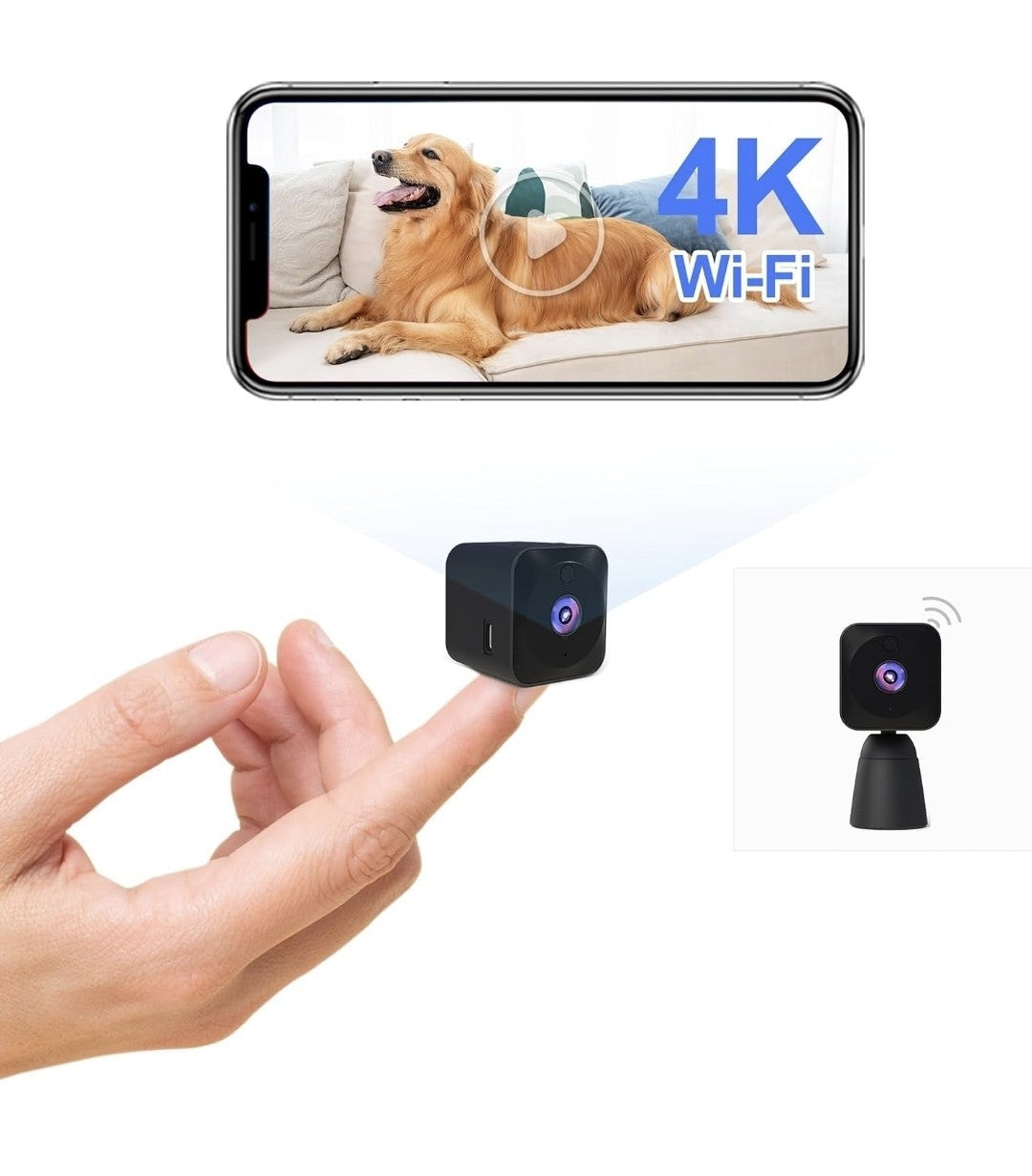 Mini Telecamera Wifi Interno 4K HD Mini Telecamera Senza Fili