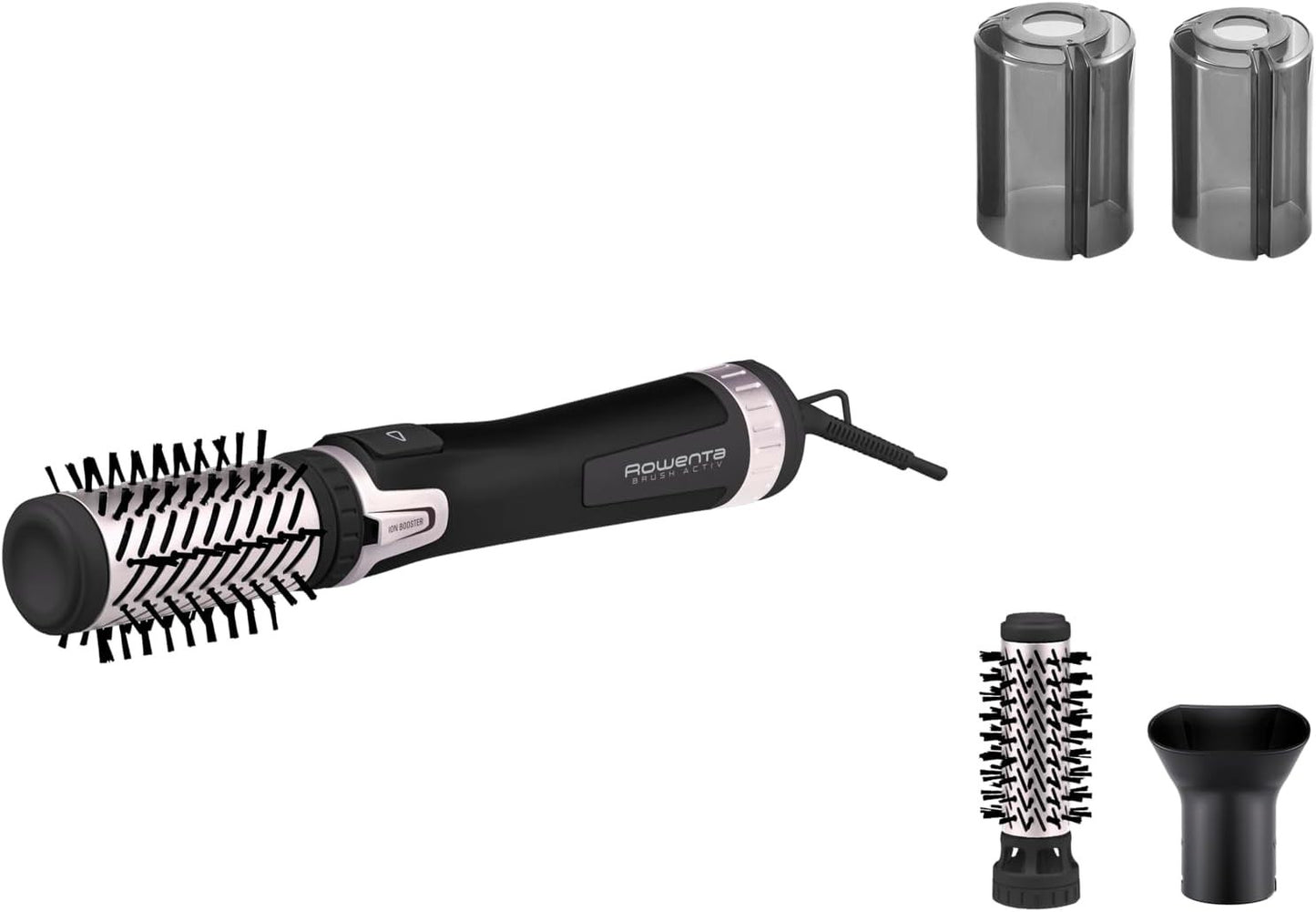 Rowenta Brush Activ' Dry & Style, Spazzola Rotante ad Aria Calda, 2 Spazzole