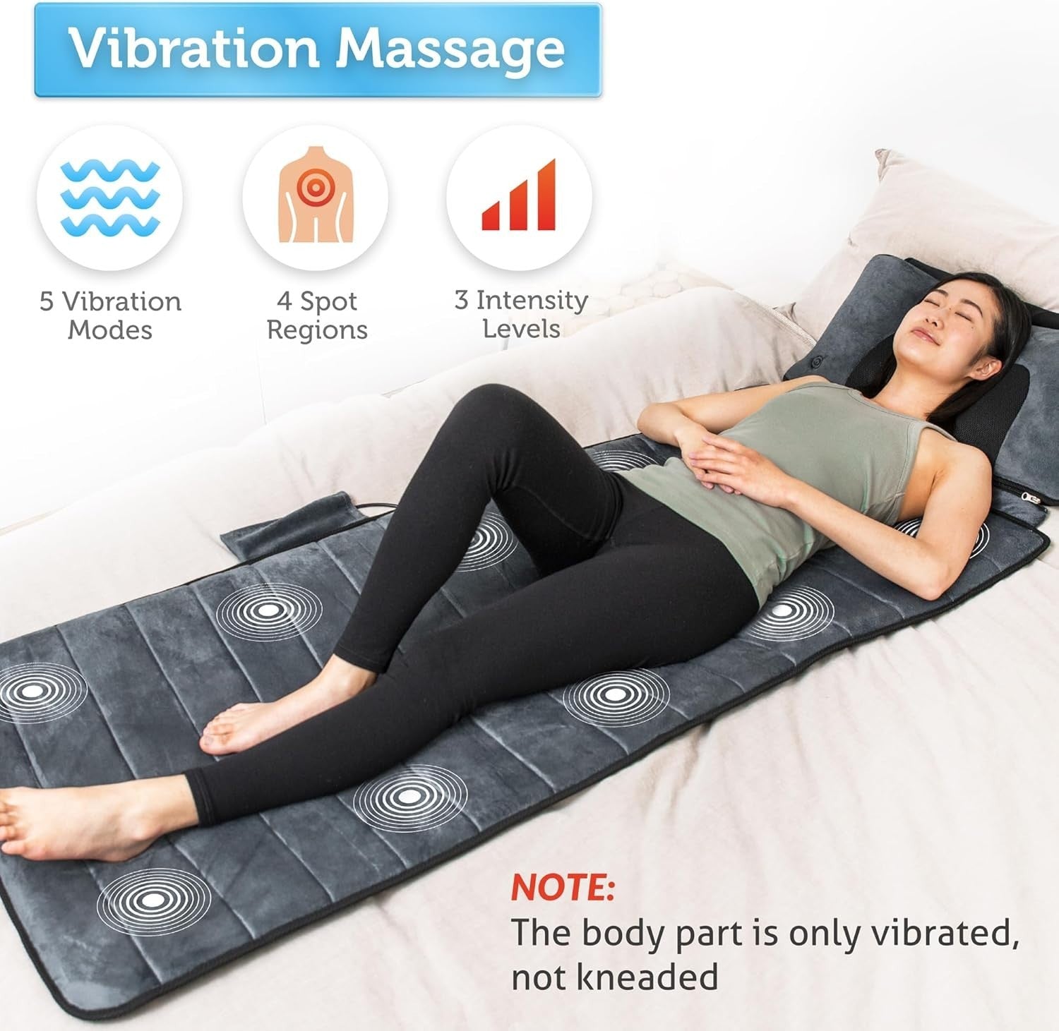 Comfier Materasso Massaggiante Tappetino Massaggiante per Tutto il corpo
