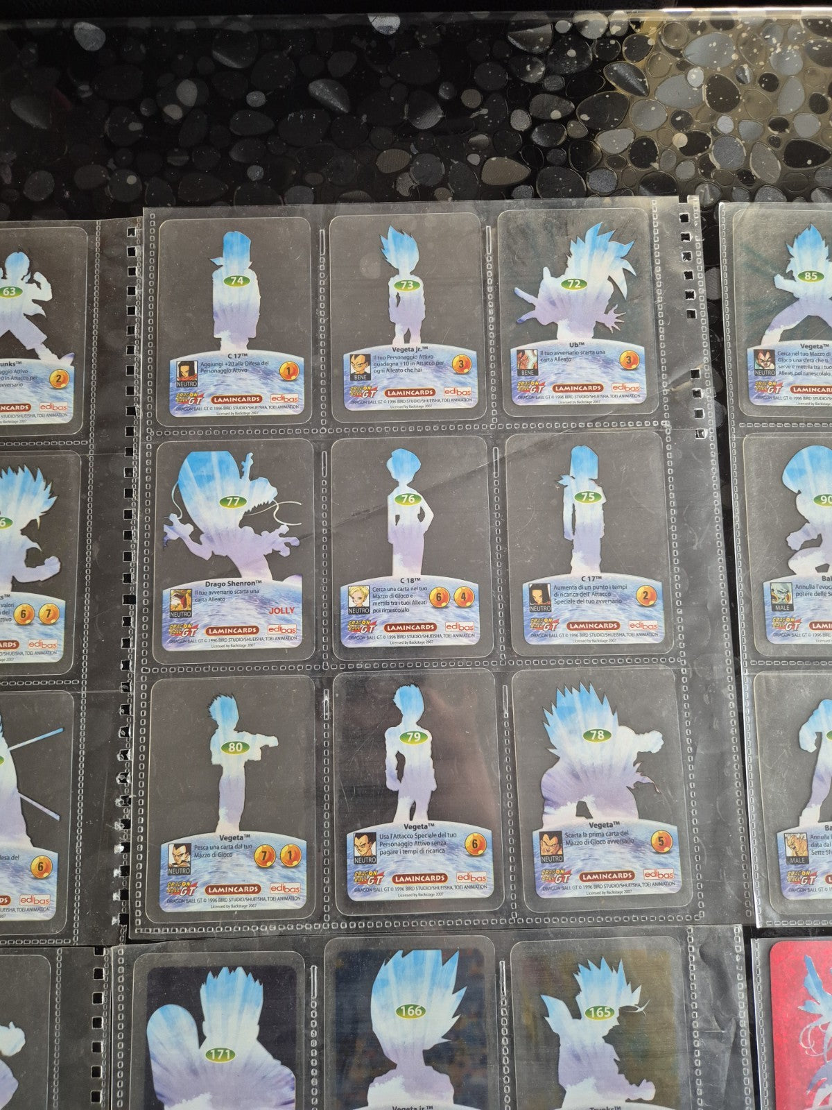 Lamincard Dragonball Gt Lotto Da 88 Card Come In Foto In Buone Condizioni 