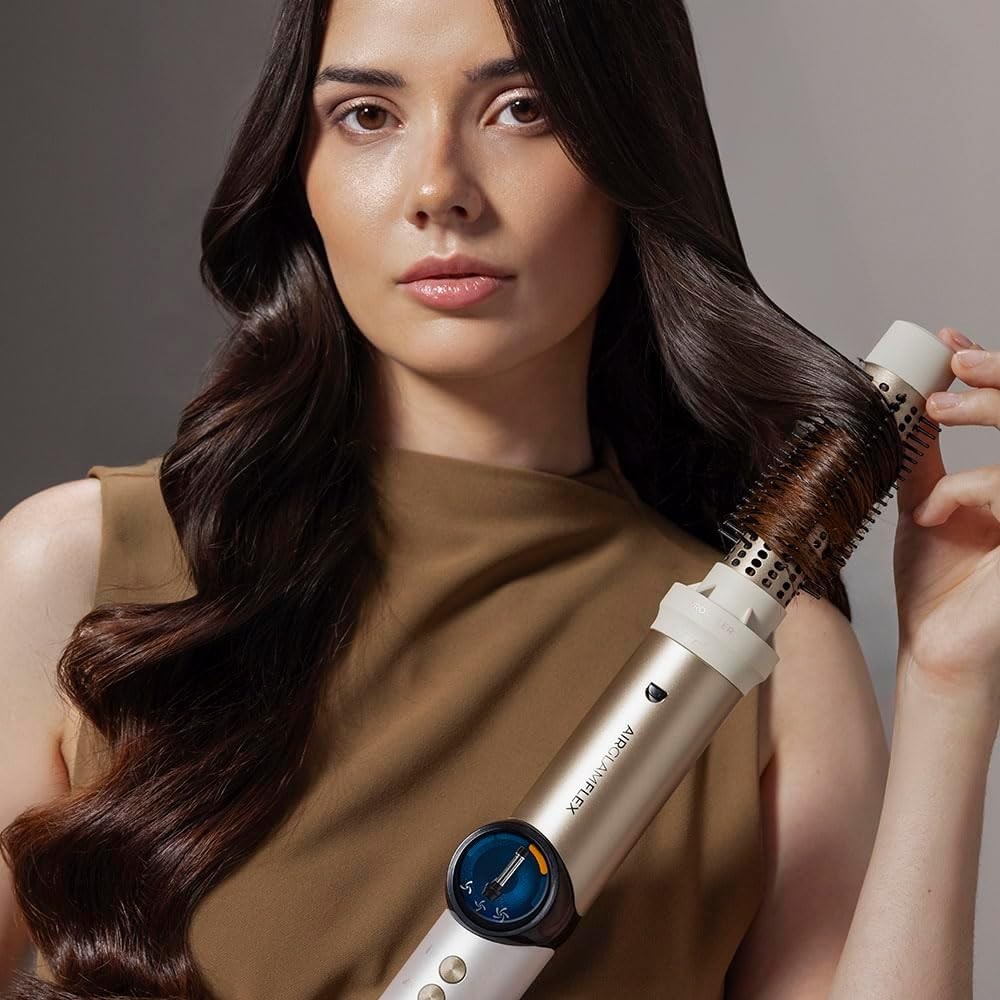 Cecotec Modellatore per Capelli 14 Testine AirGlam 14in1 Flex Champagne. 1400W