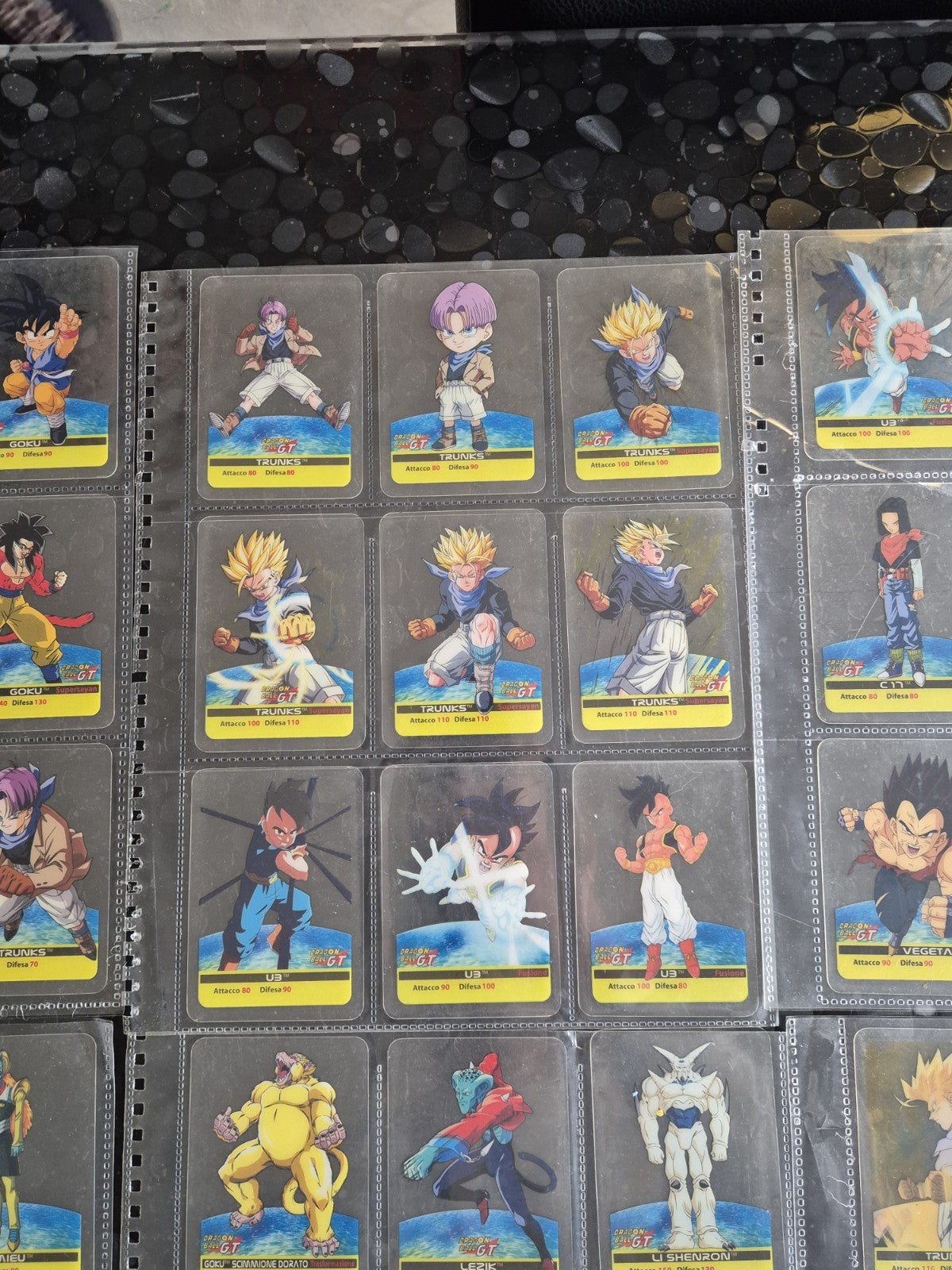 Lamincard Dragonball Gt Lotto Da 88 Card Come In Foto In Buone Condizioni 